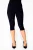 YOEK driekwart jersey legging donkerblauw