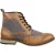 Klassieke Tweed Oxford-enkellaarzen voor heren in bruin leer