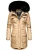 NAVAHOO Functionele jas ‘Tinis’  beige / zwart