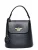 Roberta M Zwart Rundleer Tas