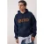 TRENDYOL MAN Heren Donkerblauw Effen Lang Oversized Sweatshirts