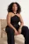 Trendyol Curve Dames Zwart Effen Mouwloos Getailleerd Grote maten Blouses