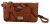 Dolce & Gabbana Brown Leather Lederen munt Pursols Mirror Agnese dames portemonnee