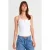 Slim Fit Geribbelde Brei Top