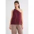 Asymmetrische Kraag Accessoire Gedetailleerde Top