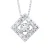 Ketting diamant diamanten 0.015 Cts White Gold