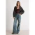 TRENDYOLMİLLA Dames Blauw Effen Wijde pijp Hoge taille Jeans