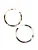 Fräulein Wunder Oorbellen ‘Anne’  beige / zwart