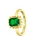 Lucardi Ring  goud / smaragd