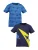 BLUE SEVEN Shirt  blauw / marine / geel / wit