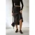 Hoge Taille Satijnen Midi Rok