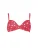 VIVID Bikinitop  rood / offwhite