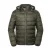 Russell Heren Nano Gewatteerd jack met capuchon (Donkere Olijf)