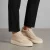 Vertice Vertice Veterschoenen beige Leer