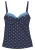 LASCANA Tankinitop  blauw / navy / hemelsblauw / grasgroen