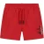 Malelions Junior Split Swim Shorts | Red/White