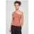 Urban Classics Ladies Asymmetric Top Terracotta