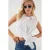 Crop Shirt met Strikdetail