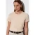 Dames Effen Crew Neck T-shirt