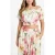 GUESS Off Shoulder Elodie Painted Daisies Prin