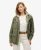 Superdry Vrouwen Military jas van Jersey met Capuchon Groen