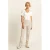 Expresso straight high waist pantalon beige