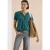 Cecil Dames Basic shirt in tuniekstijl in Groen