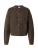 The Base Theory Gebreid vest ‘CARDIGAN’  bruin