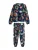 Next Pyjama  navy / lichtbruin / groen / rood