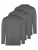 Ragman Shirt ‘Basic’  donkergrijs