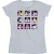 Disney Dames/Dames Minnie Mouse Vierkantjes Katoenen T-Shirt (Sportgrijs)