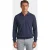 Born With Appetite Polo lange mouw Blauw Abel V-neck Polo Merino 00005AB19/4001