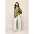 Bellize Blouse Olijfgroen