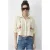 Geborduurd Crop Shirt met Knopfsluiting