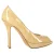 Dior Miss Dior Peep-Toe Pumps in Geel Glanzend Leer