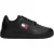 Tommy Jeans Retro leren basketbalschoenen voor dames (Zwart)