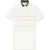 Lacoste Poloshirtjurk met strepen en een losse pasvorm voor dames (Crème)