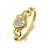 Lucardi Ring ‘Weinlese’  goud / wit