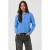 Kaffe gebreid vest met wol – blauw