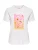 ONLY Shirt ‘ONLKITA’  geel / donkeroranje / lichtroze / wit