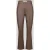 RAFFAELLO ROSSI Wide leg kunstleren broek van viscosemix model ‘MACY’