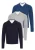 Threadbare Trui  blauw / grijs / zwart