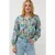EsQualo Blouse Oversized Utopia Flower Print