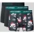 jack & jones Boxershort met deelnaden in een set van 3 stuks, model ‘XMAS SKULLS’