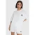 Alix the Label regular fit ajour gebreide gehaakte casual short met tekst – wit
