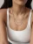 Hey Happiness Ketting ‘Bold Layers’  goud