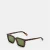 Accessoires Off White Tucson Vierkante Volrande Zonnebril in Havana/Groen
