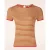 Faye Stripe gebreide top in oranje