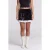The Kooples Short Velvet Skirt With Bows Black