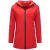 Lange Winterjassen voor Dames – Jas met Capuchon Dames – Double Face – Slim Fit Damesjas – Rode Jas